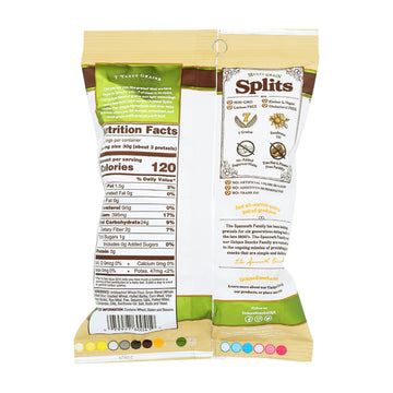Unique Snacks Multi-Grain Splits Pretzel, Vegan Snack, OU Kosher, 2.12 Oz. Bag, Pack of 12