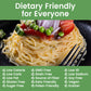 Hethstia Shirataki Konjac Spaghetti Pasta, 10 Pack Inside, Vegan, Low Calorie Food, Gluten Free, Fat Free, Keto Friendly, Low Ca