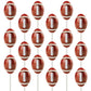 Football Candy Lollipops - 18 Count Individually Wrapped Suckers - Great For Football Party Favors - Sports Snacks - Football Go