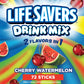 Lifesavers Singles to Go Powdered Drink Mix, Cherry Watermelon, 6 Stick Per Box, 12 Boxes Included for Total of 72 Sticks