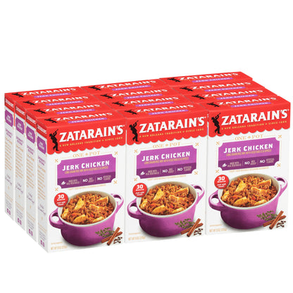 Zatarain s Jerk Chicken Rice, 8 oz (Pack of 12)