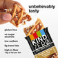 Kind Zero Added Sugar Bars, Keto Friendly Snacks, Caramel Almond And Sea Salt Flavored, 6.2Oz Box (5 Bars)