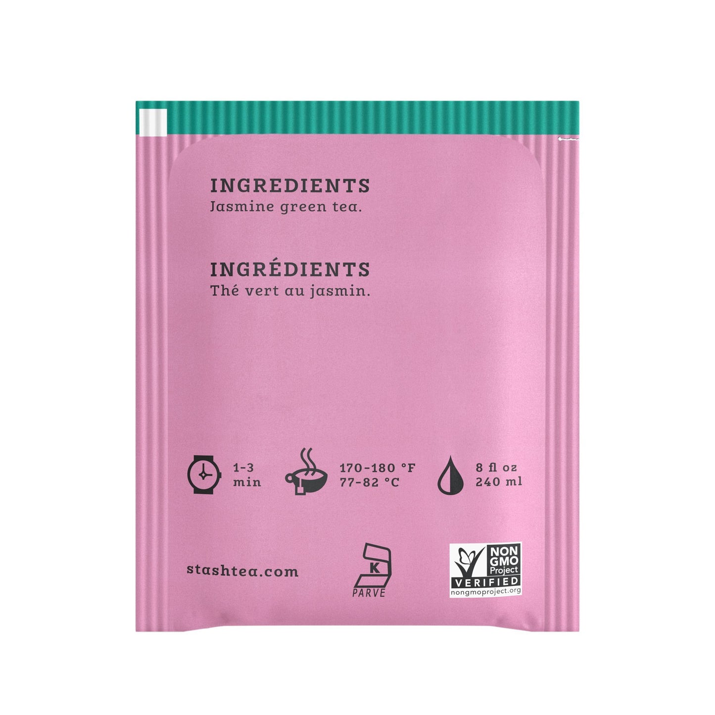 Stash Tea Jasmine Blossom Green Tea - Caffeinated, Non-GMO, 30 Count (Pack of 6) - 180 Bags Total
