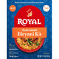 Royal Hyderabadi Biryani Kit - Authentic White Basmati Rice, Biryani Paste, and Whole Spices - 11.5 oz Box