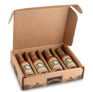 Melindas Habanero Hot Sauce - Gourmet Spicy Sauce - Keto, Kosher, Vegan, Gluten Free - 5 Fl Oz (Pack of 4)