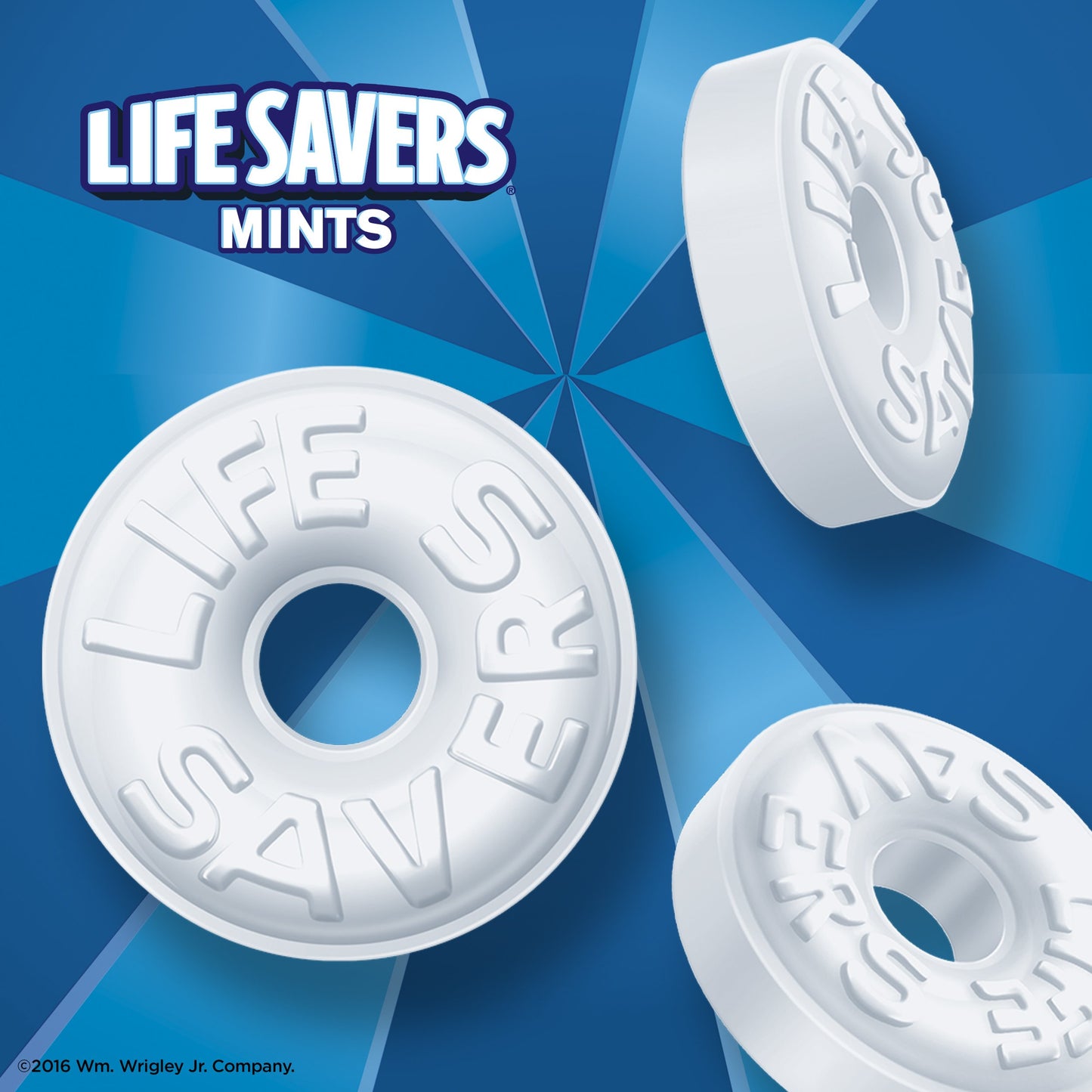 LIFE SAVERS Pep O Mint, Individually Wrapped Mints for Snacking, Sharing, Office Parties, and Pantry Stocking, 6.25 oz (12 Hard