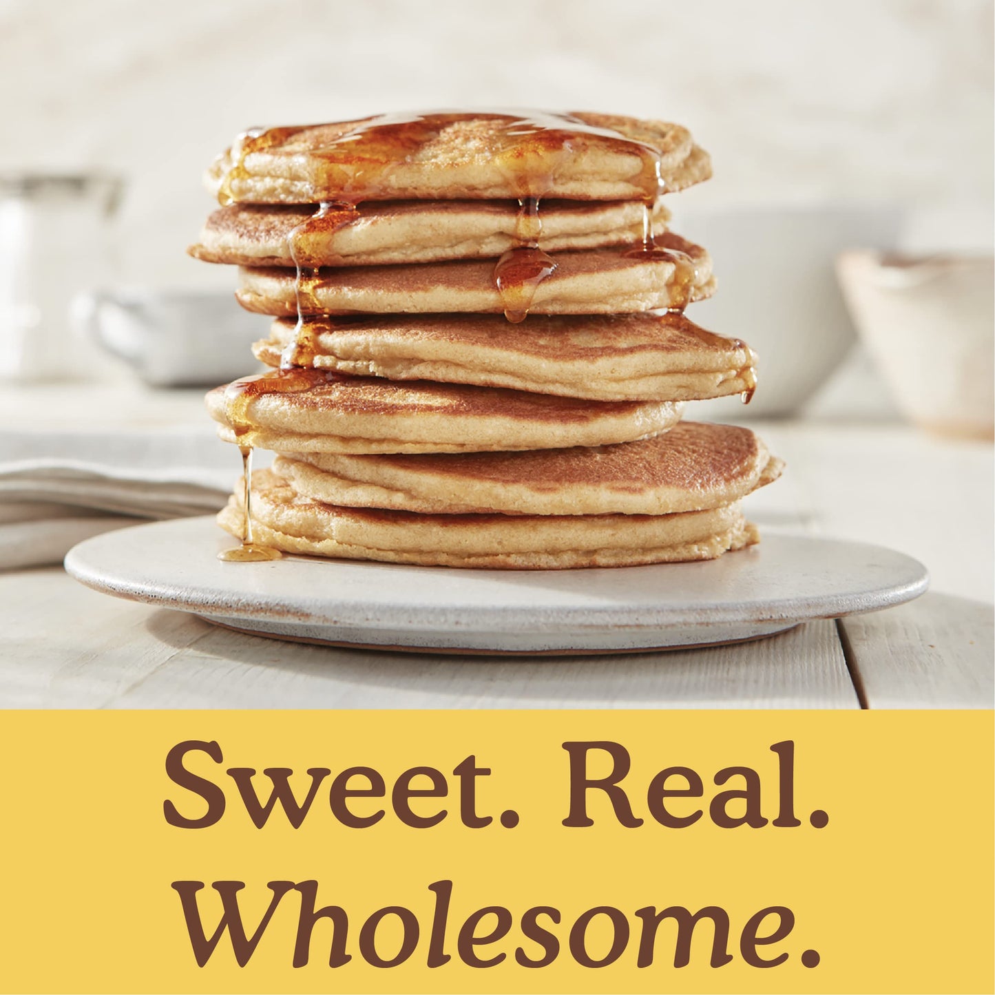 Simple Mills Just Add Water Almond Flour Pancake & Waffle Mix - Gluten Free, Plant Based, Paleo Friendly, Breakfast 12 Ounce (Pa