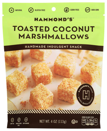 HAMMONDS CANDIES Toasted Coconut Marshmallows, 4 OZ