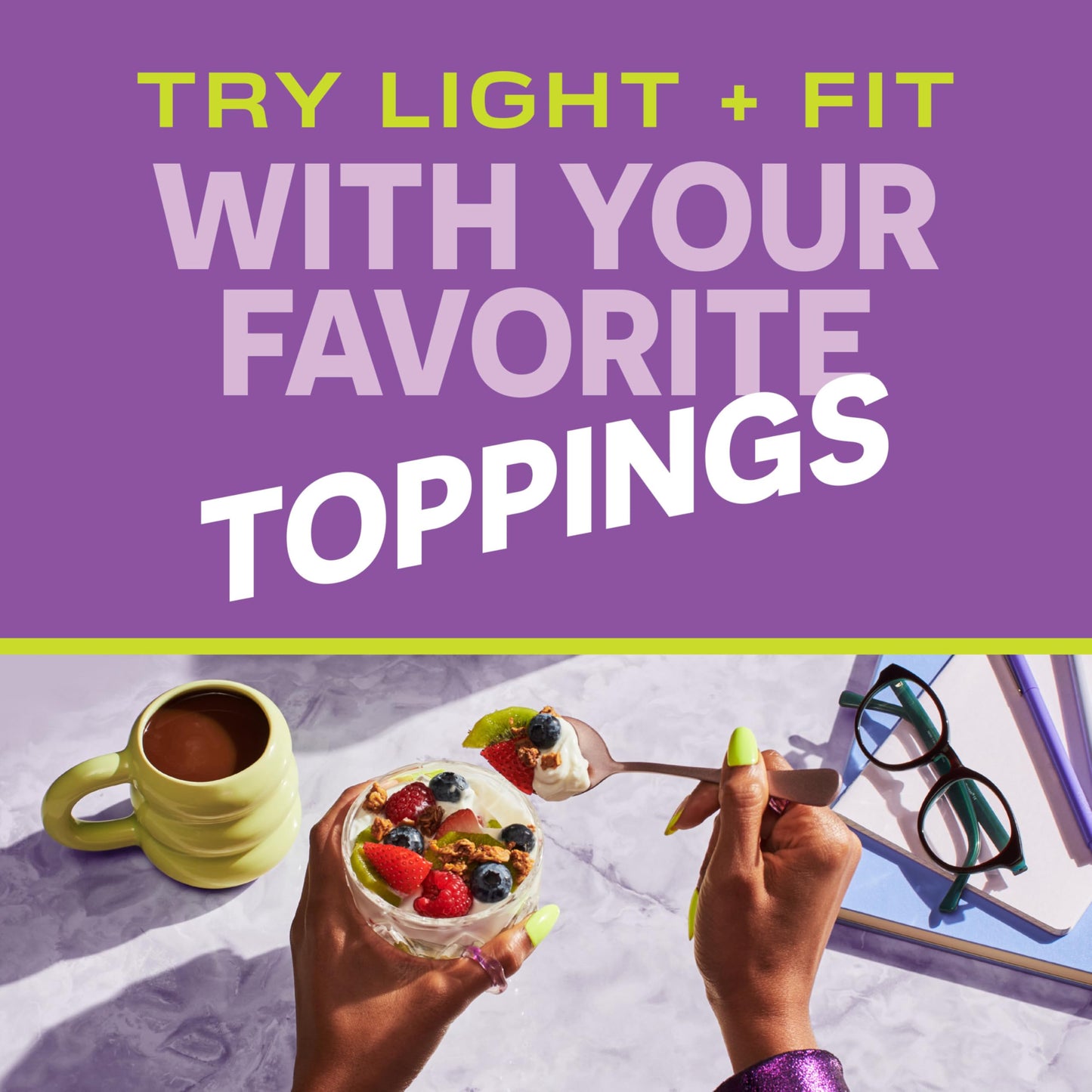 Dannon Light + Fit Greek Toasted Coconut Vanilla Fat Free Yogurt, Creamy and Delicious Gluten Free Yogurt, 4 Ct, 5.3 OZ Yogurt C