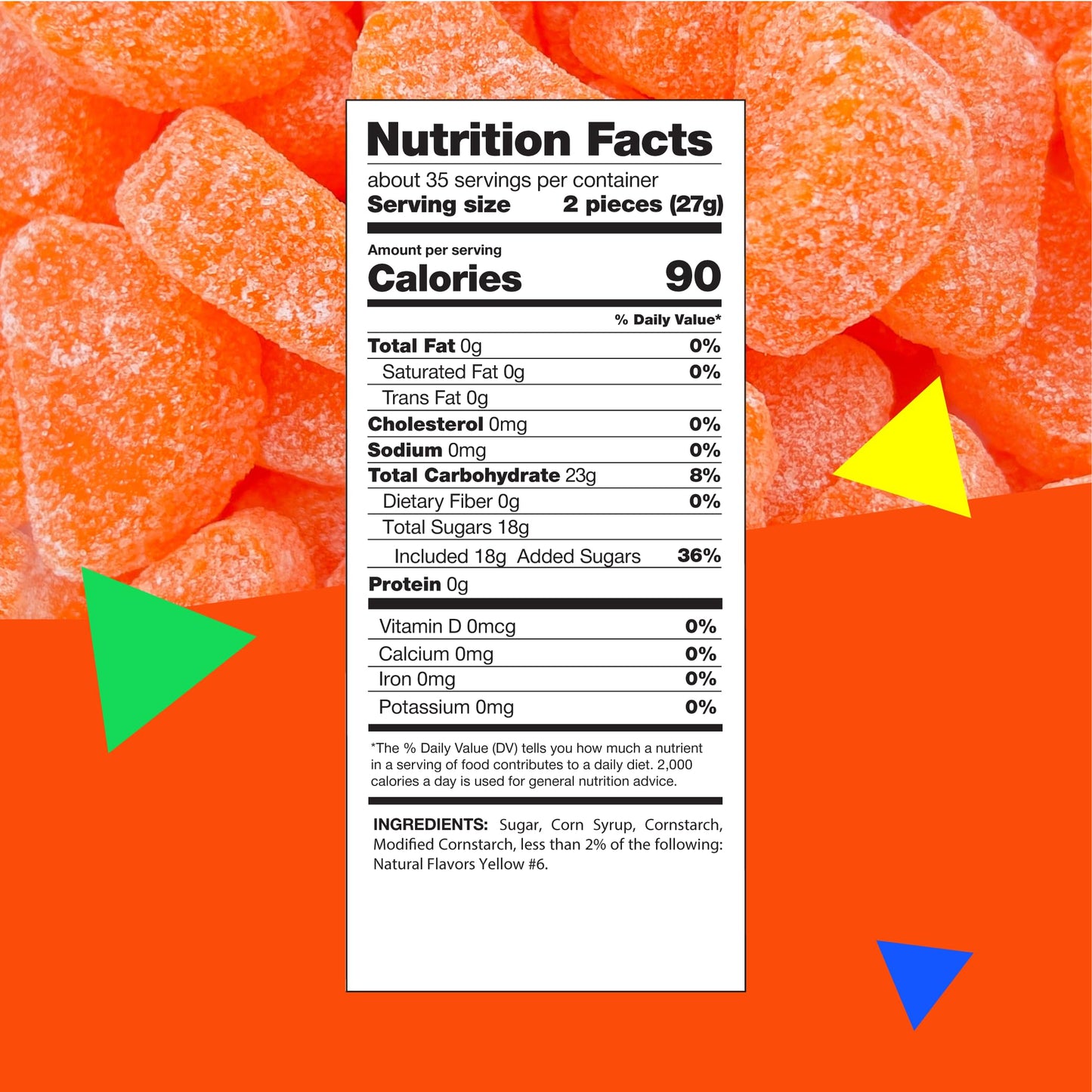 Orange Slices Jelly Candy (2 Pound Bag)