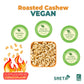 Hansia Roasted Cashew - Vegan, Dry Roasted, Unsalted Superfood Snack, 1 Pound