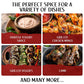 Collected Foods Premium Rose Harissa Spice - Small-Batch Blend, 2 oz (Pack of 3) - Perfect for Roasted Veggies, Grilled Meats & Fish