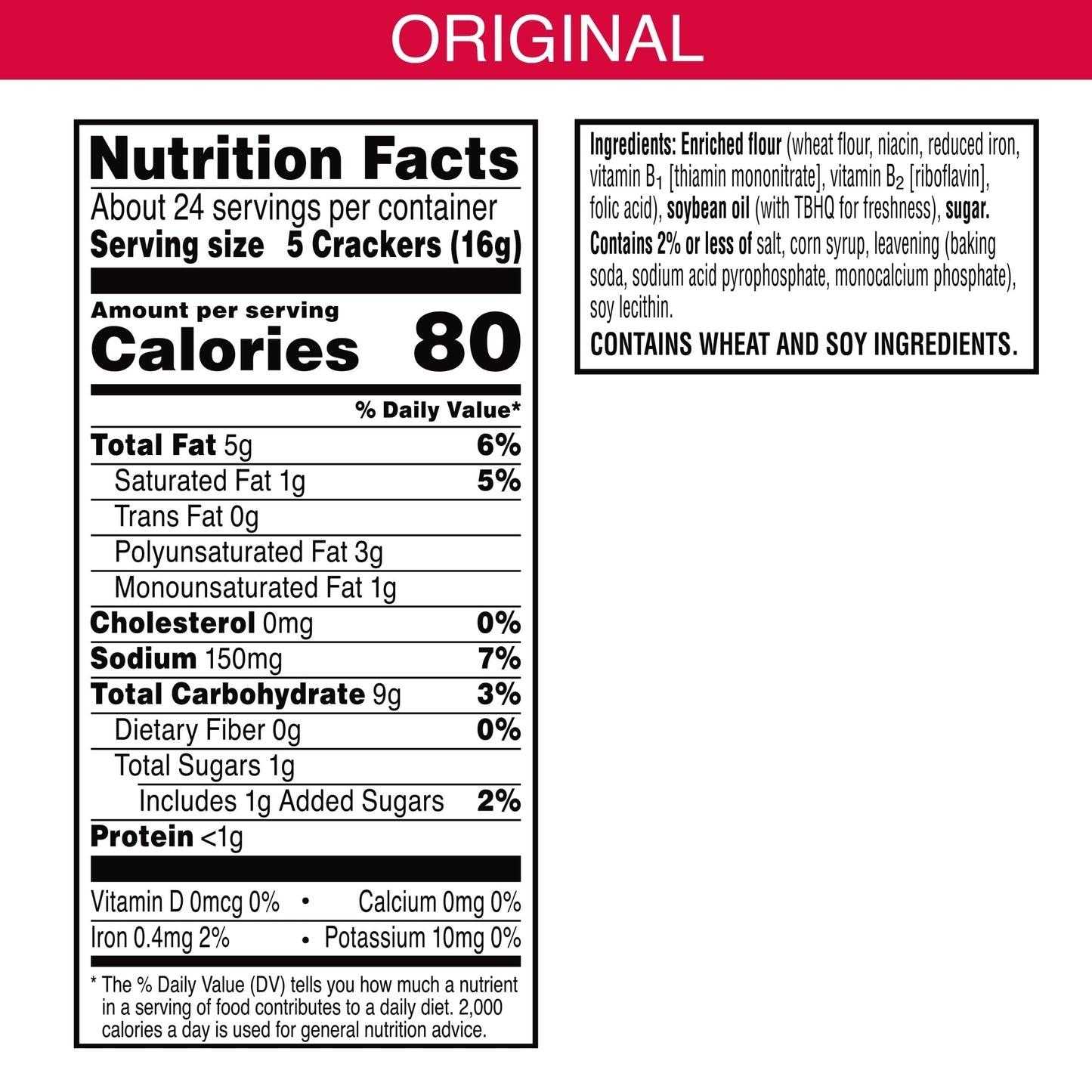 Town House Oven Baked Crackers, Holiday & Party Snacks, Original 13.8oz