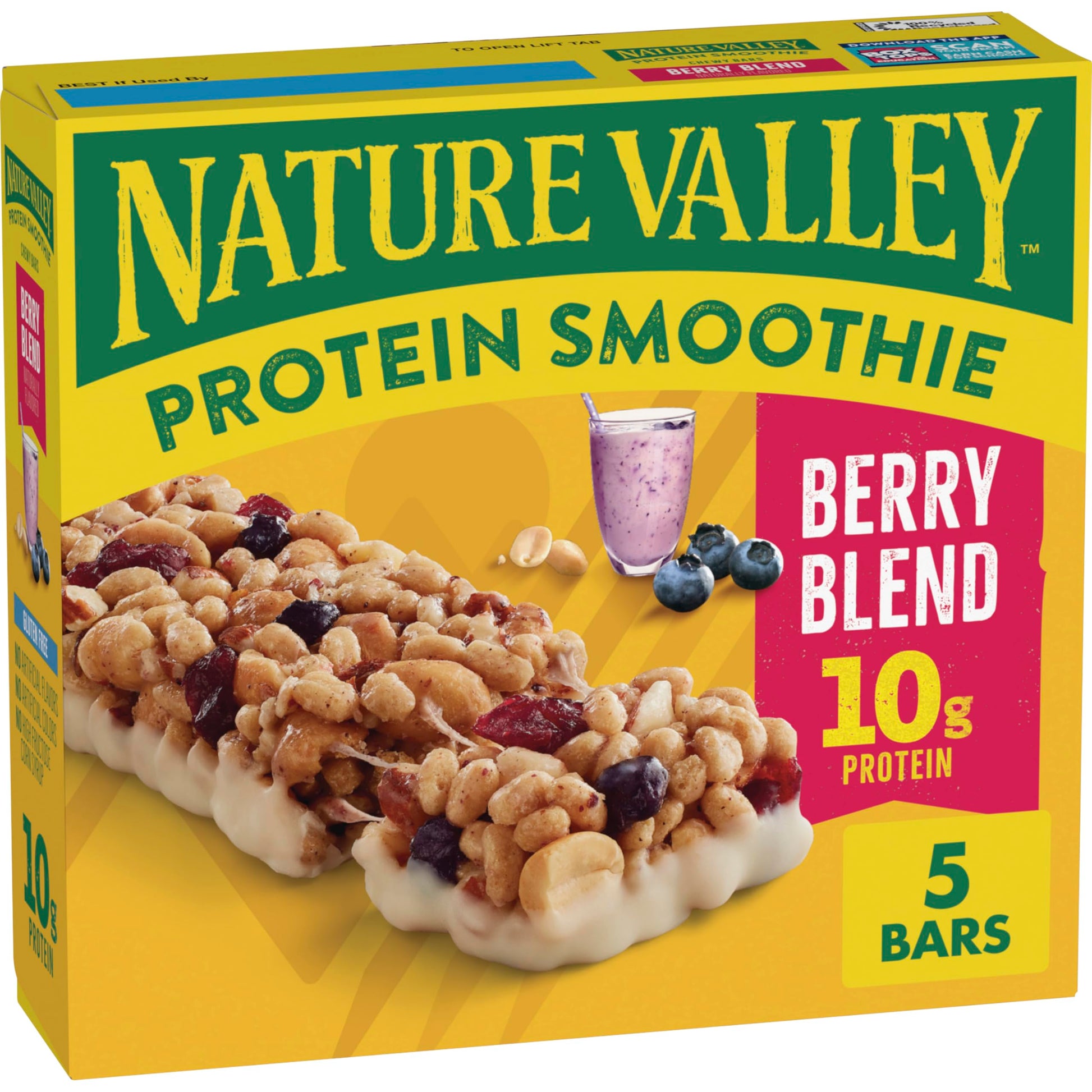 Nature Valley Protein Smoothie Berry Blend Bar 5 Count