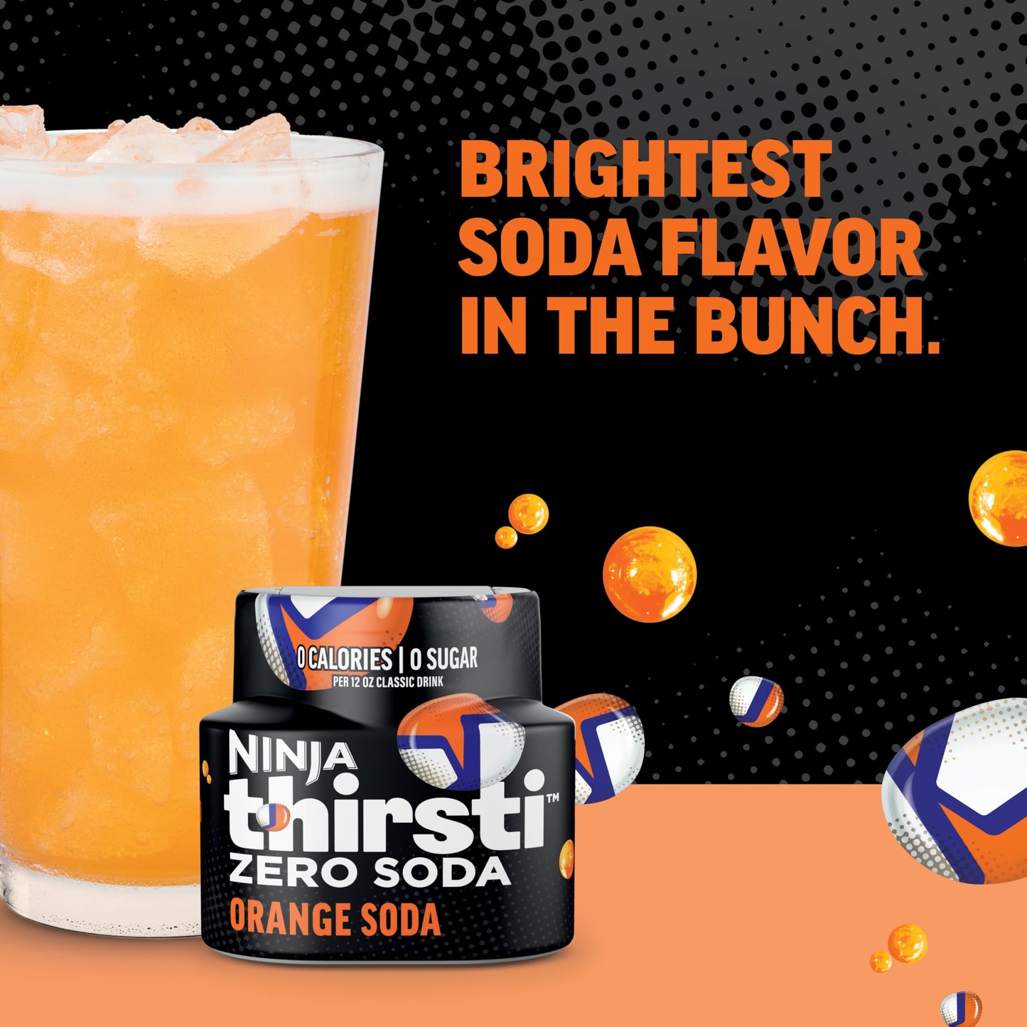 Ninja Thirsti Flavored Water Drops, Zero Soda Orange Soda, Classic Soda Flavors, Sparkling Or Still, Zero Calories, Zero Sugar,