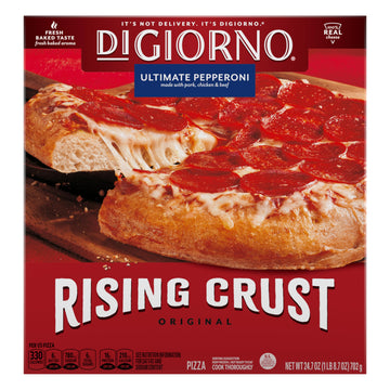 Digiorno Frozen Pizza, Rising Crust Pepperoni Pizza 24.7 oz