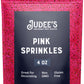 Judee'S Pink Sprinkles 4 Oz - Gluten-Free And Nut-Free - Brighten Up Your Baked Goods - Great For Cookie And Cake Decoration - U