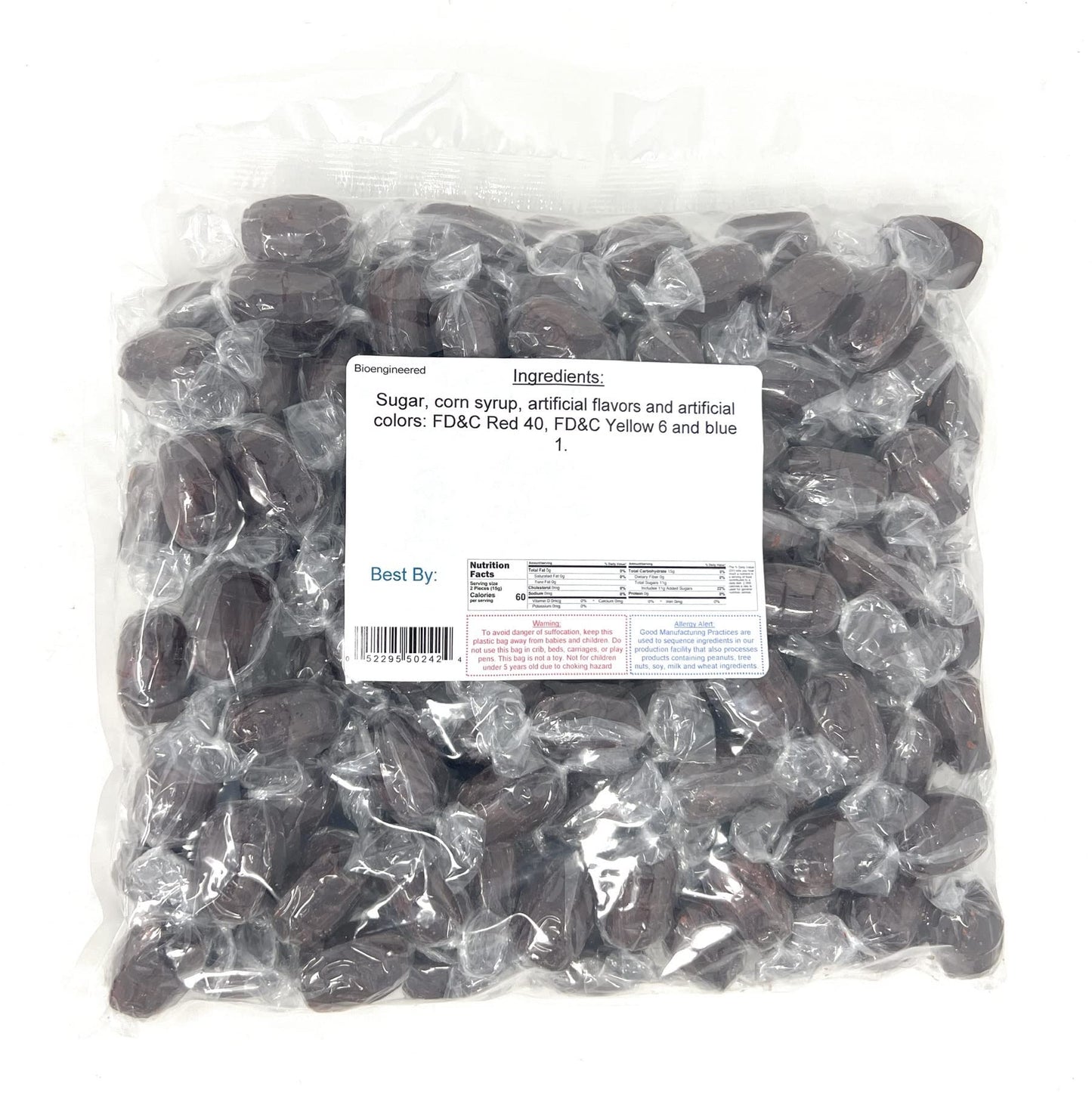 YANKEETRADERS Old Fashioned Candy Barrels, Root malt-inspired, 2 Pound, Brown, Pack of 1