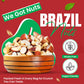 Raw Brazil Nuts Halves - 3 Pounds (48oz) - Natural  Unsalted  Shelled  No Preservatives  Kosher Certified- Natural  Fresh  Healthy Diet Snacks for Kids and mature-themeds by We Got Nuts