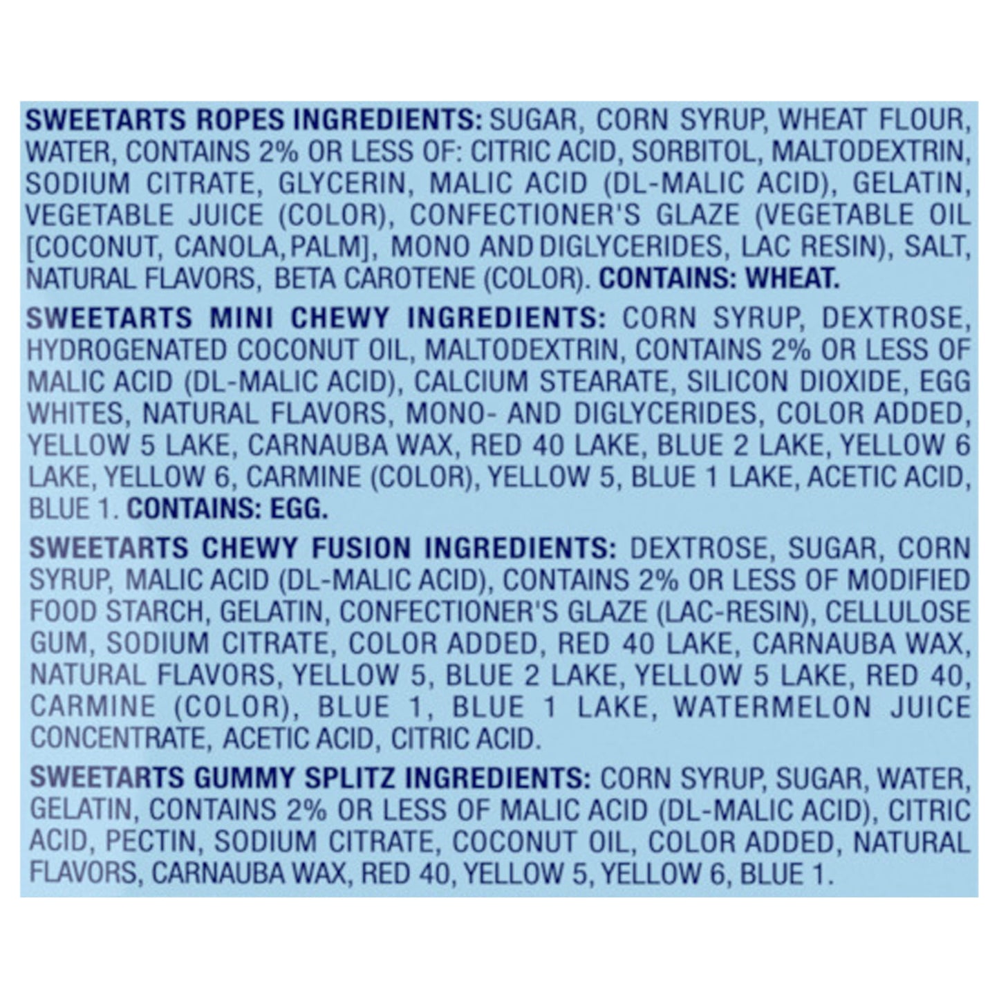 SweeTARTS Candy, Variety Mix, Cherry Punch Ropes, Mini Chewy, Gummies Fruity Splitz & Chewy Fusions, Halloween Candy Variety Pac