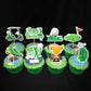 32 Pcs Golf Cupcake Toppers Trophy Lawn Golf Shoes Bag Ball Carts Cupcake Picks For Golf Sports Player Theme Baby Shower Kids Bi