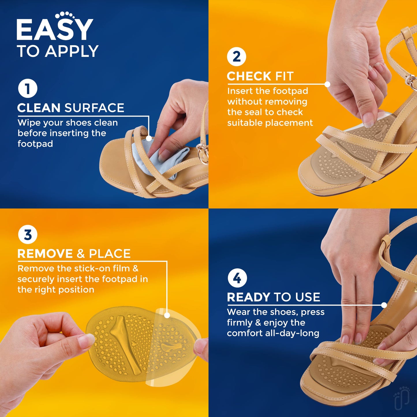 Succure 6 Pair(12 Pcs) Metatarsal Pads For Women & Men'S Ball Of Foot Cushions For Women High Heel - Helps With Pain Instantly -