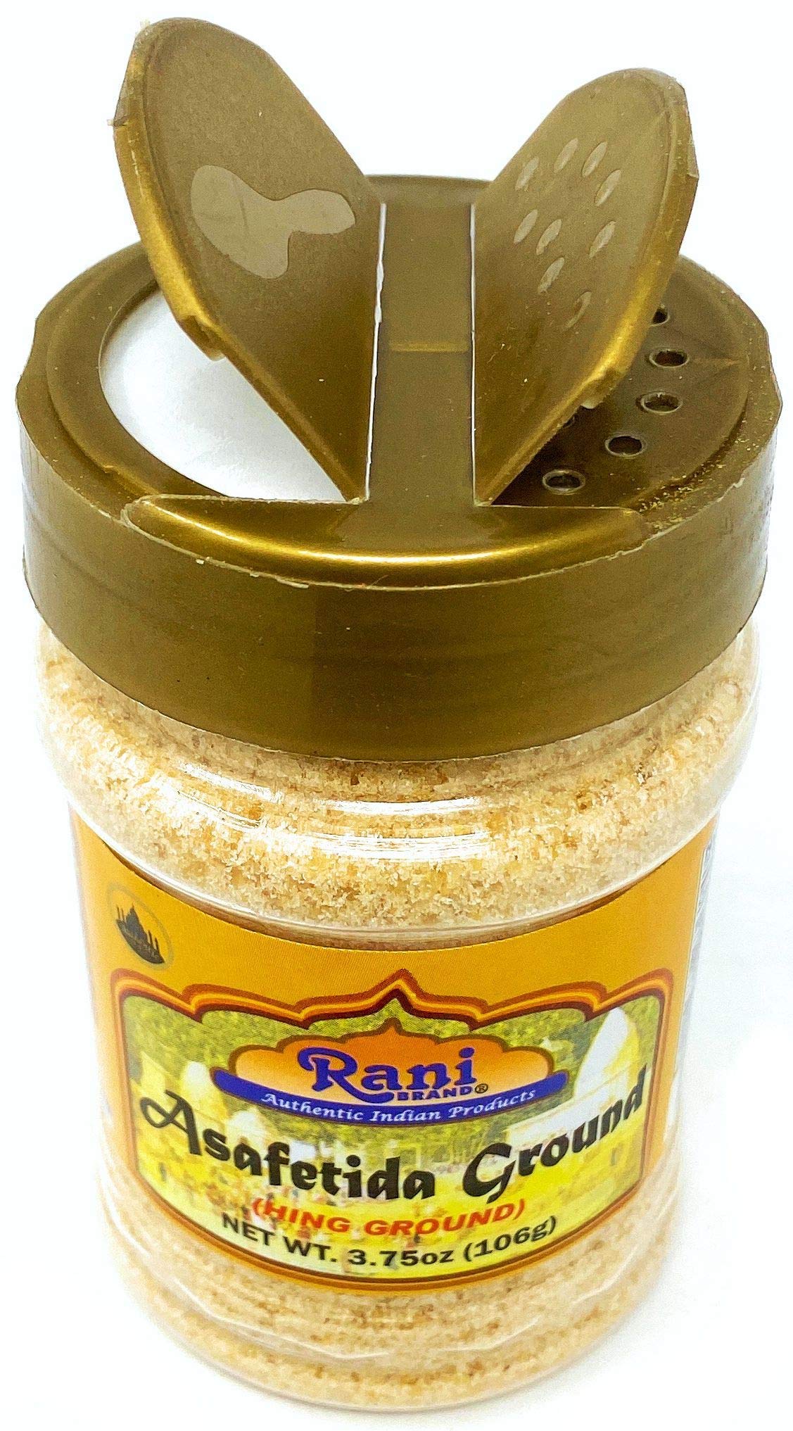 Rani Asafetida (Hing) Ground 3.75oz (106g) PET Jar ~ All Natural | Salt Free | Vegan | Non-GMO | Asafoetida Indian Spice | Best