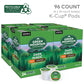 Green Mountain Coffee, Dark Magic Decaf, Single-Serve Keurig K-Cup Pods, Dark Roast, 96 Count (4 Boxes Of 24 Pods)