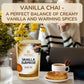 BREWIX Vanilla Spiced Chai Tea - High Caffeine, Gluten Free, 25 Pyramid Tea Bags