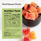 NUTS U.S. - Unsulphured Dried Papaya Chunks | Low Sugar | No Color Added | NON-GMO and Gluten Free | Vegan Snacks | Packed in a