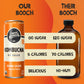 Liquid Remedy Kombucha Sugar Free Organic Drink  Low Calorie  Probiotic Like Tea for Gut Health - Orange Splash - 12 Fl Oz Can  4-Pack