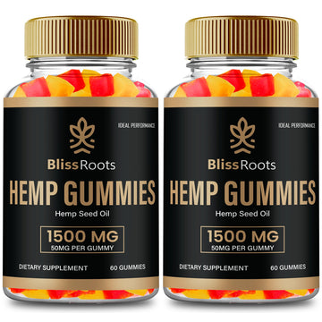 Bliss Roots Hemp Gummies with Hemp Seeds Organic Extract, BlissRoots Advanced Formula Gummy with Hemp Oil, Bliss Roots Hemp Gumm