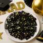216 Count Black and Gold Buttermints Individually Wrapped Bulk - Wedding Mints, Thank You Candy, Party Favors, Graduation, Retir