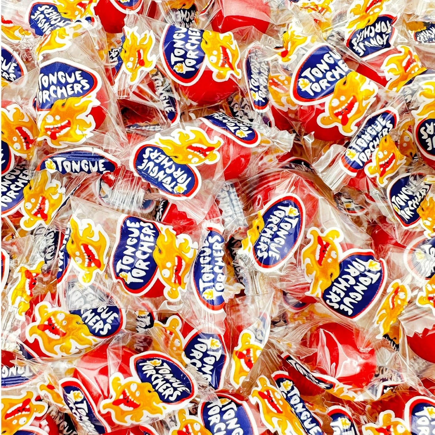 Generic Tongue Torchers Spicy Cinnamon Hard Candy - 5 Bag Pack, 1 LB, Individually Wrapped Fireball Sweets