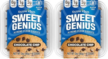 Almond Flour Cookies Chocolate Chip (Pack of 2)