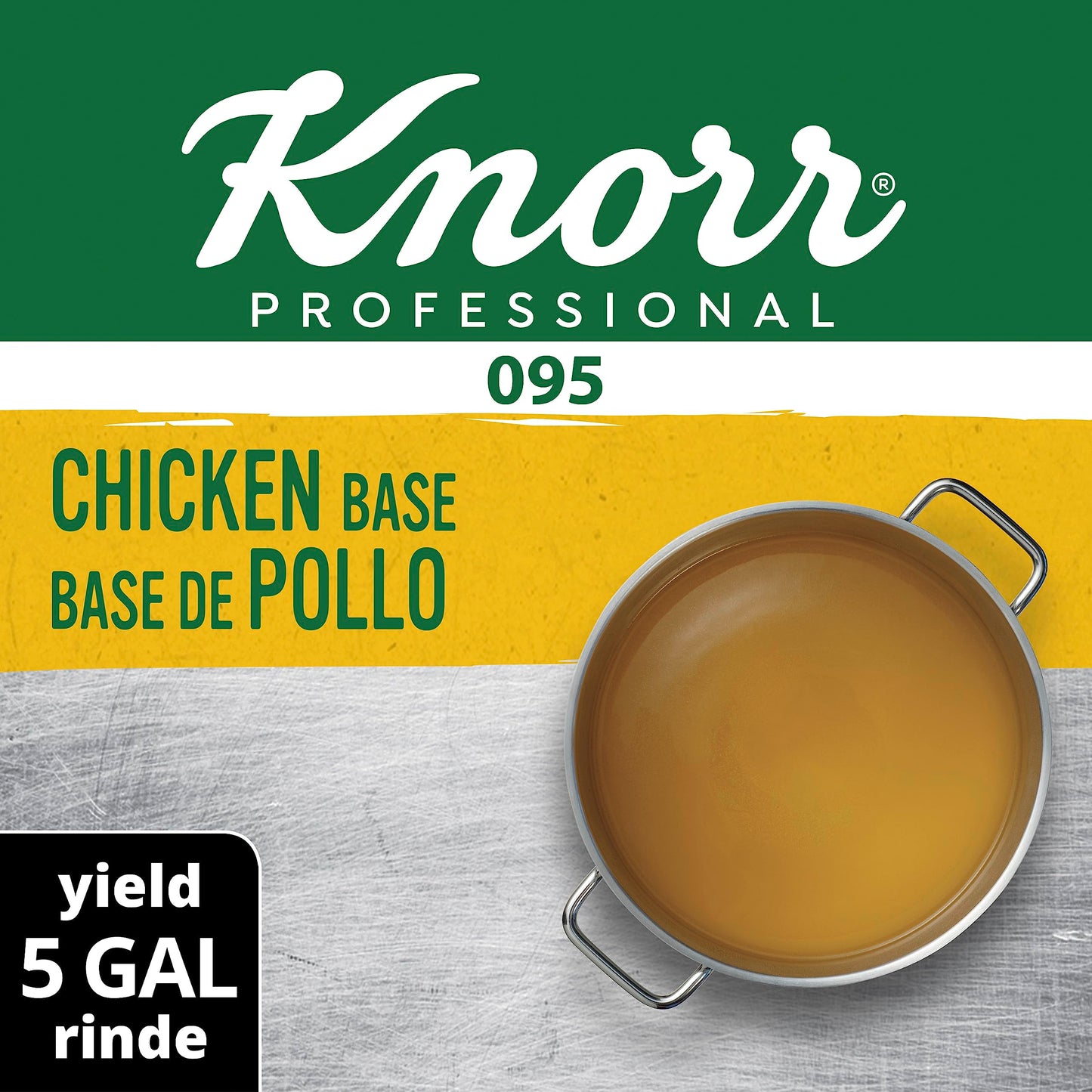 Knorr Professional Chicken Stock Base, Gluten Free, No MSG, 1 lb, Pack of 12