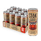 SToK Cold Brew Energy Mocha Cream  Energy Coffee Beverage with 195mg Caffeine to Help Support Focus  Canned Coffee with B-Vitamins  Guarana and Ginseng  11 fl oz  12pk