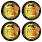 TeaZa Energy Pouches - Nicotine Free Dip, Mango Habanero Flavor, 10 Count (Pack of 4)