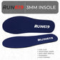 Run619 Zero Drop Shoe Insoles - Thin Flat Medium Shoe Inserts W/No Arch Support - Foot Forming - Perfect For Running Walking Wor