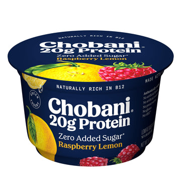 Chobani 20g Protein Lowfat Greek Yogurt Raspberry Lemon 6.7oz