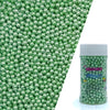 Edible Silver Green Pearl Sugar Sprinkles Candy 4mm Mini Pearls Cake Decorations Cupcake Toppers Cookie Decorating Perfect for W