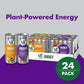V8 Energy Drinks Variety Pack - Pomegranate Blueberry & Peach Mango, 8 Fl Oz Can, Pack of 24