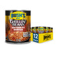 BUSH'S BEST Canned Southern Pit Barbecue Grillin' Beans (Pack of 12), Source of Plant Based Protein and Fiber, Low Fat, Gluten F