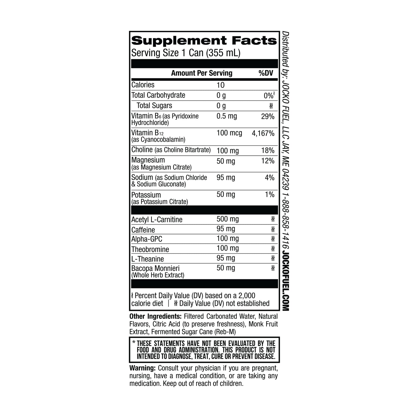Origin Jocko GO Energy Drinks Sugar Free, KETO, Vitamin B12 & B6, 12 Fl Oz (Pack of 12), Dak Savage