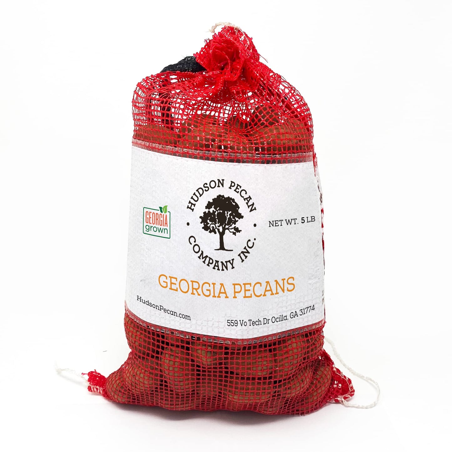 Hudson Pecan Company - 5Lb In-Shell Pecans, Gluten-Free Snack And Kosher Certified, Keto-Friendly Food For Healthy, Low-Carb Snacks Or Salad Topping, 5Lb Bag