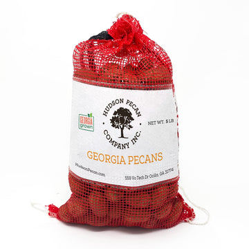 Hudson Pecan Company - 5Lb In-Shell Pecans, Gluten-Free Snack And Kosher Certified, Keto-Friendly Food For Healthy, Low-Carb Snacks Or Salad Topping, 5Lb Bag