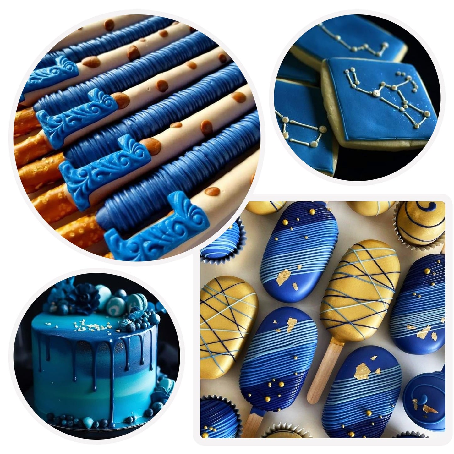 Vividye Oil Based Food Coloring for Chocolate, 88ml, Tasteless Liquid Dye for Baking, Candy Melts, Fondant - Blue