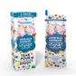 BOBAVIDA Popping Boba - Super Blue Raspberry Flavor - 5 Packets with Straws for Drinks, Desserts & Toppings