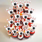 40 Pcs Bowling Cupcake Toppers Double Sided Sports Theme Bowling Cupcake Picks Bowling Birthday Decorations For Bowling Theme Ba