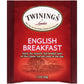 Twinings English Breakfast Black Tea Individually Wrapped Bags, 25 Count (Pack Of 6), Flavourful, Robust Black Tea, Caffeinated, Enjoy Hot Or Iced | Packaging May Vary